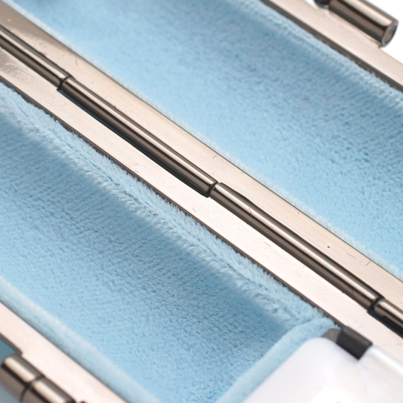 印鑑ケース ライトカーボン調デザインケース ブルー 10.5-12.0mm