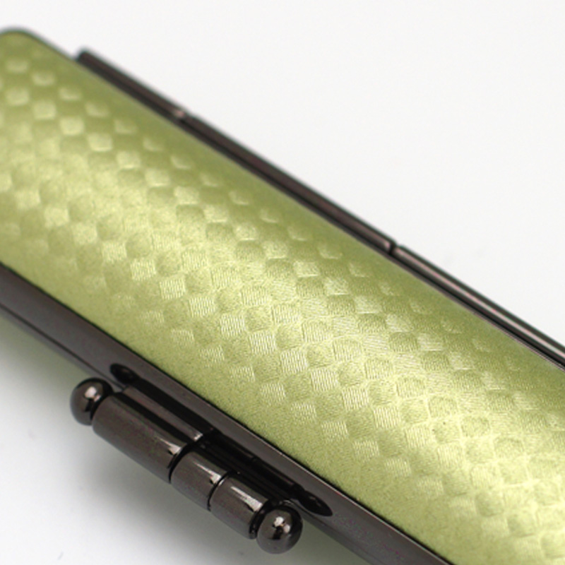 印鑑ケース ライトカーボン調デザインケース グリーン 10.5-12.0mm