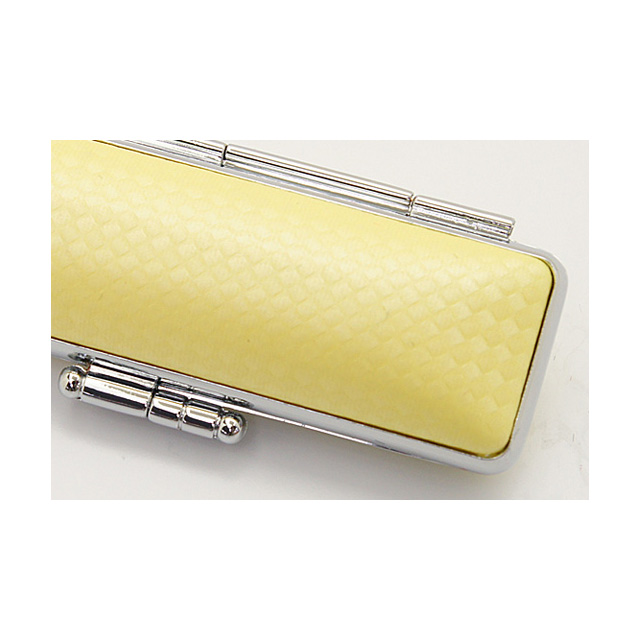 印鑑ケース シャンパンカラー印鑑ケース シャンパンイエロー 12.5-15.0mm