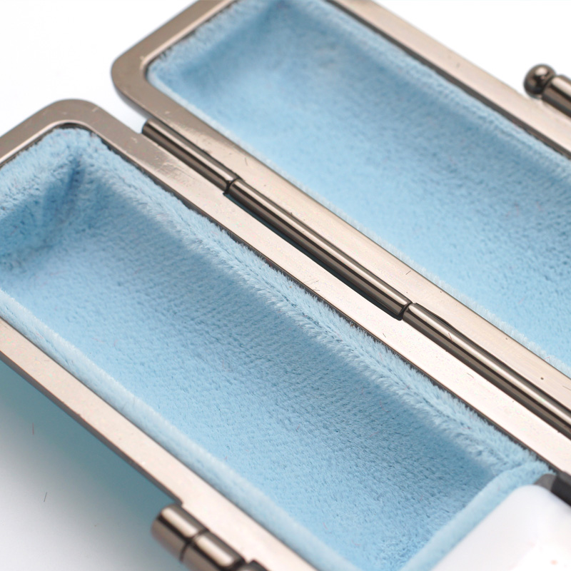 印鑑ケース ライトカーボン調デザインケース ブルー 12.5-15.0mm