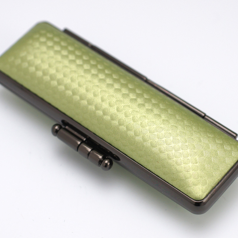 印鑑ケース ライトカーボン調デザインケース グリーン 12.5-15.0mm