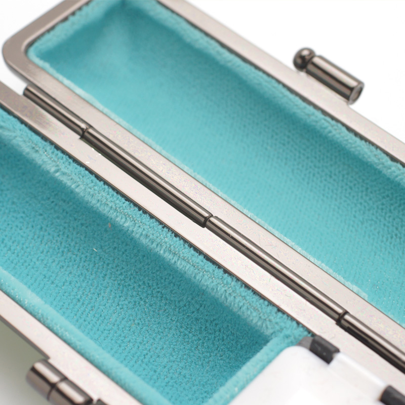 印鑑ケース ライトカーボン調デザインケース グリーン 12.5-15.0mm