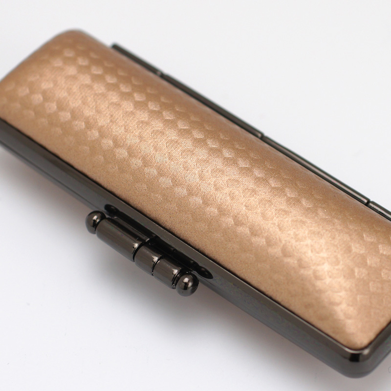 印鑑ケース ライトカーボン調デザインケース ライトブラウン 12.5-15.0mm