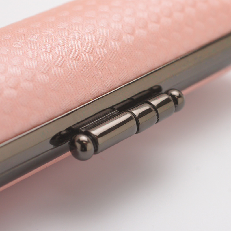 印鑑ケース ライトカーボン調デザインケース ピンク 16.5-18.0mm