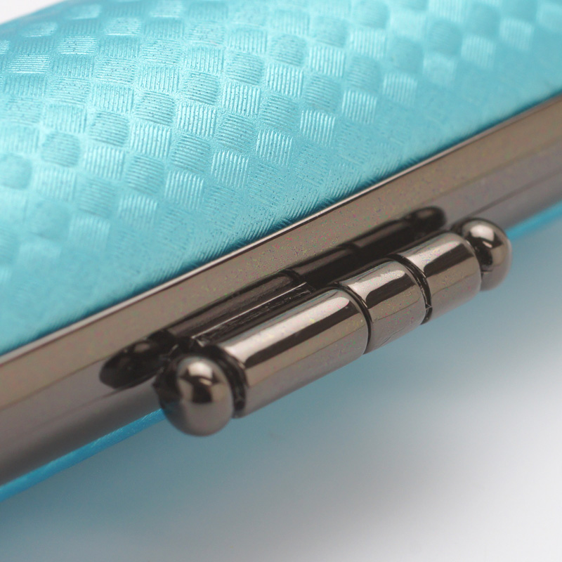 印鑑ケース ライトカーボン調デザインケース ブルー 16.5-18.0mm