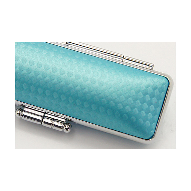 印鑑ケース シャンパンカラー印鑑ケース シャンパンブルー 16.5-18.0mm