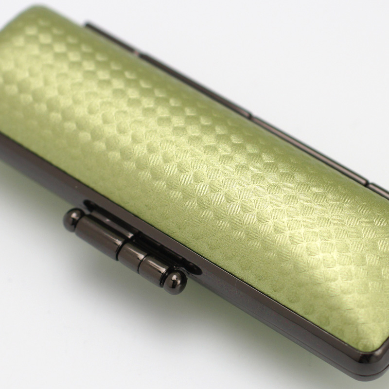 印鑑ケース ライトカーボン調デザインケース グリーン 16.5-18.0mm