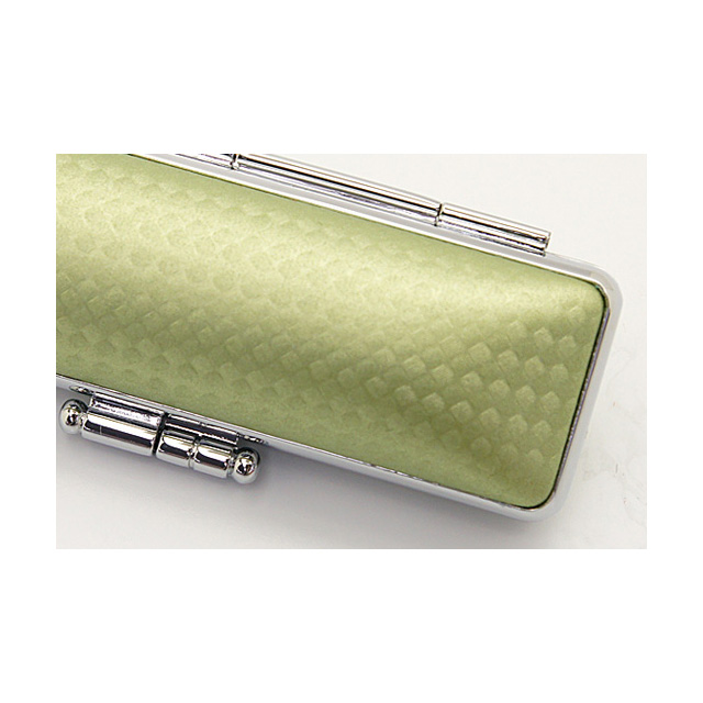 印鑑ケース シャンパンカラー印鑑ケース シャンパングリーン 16.5-18.0mm