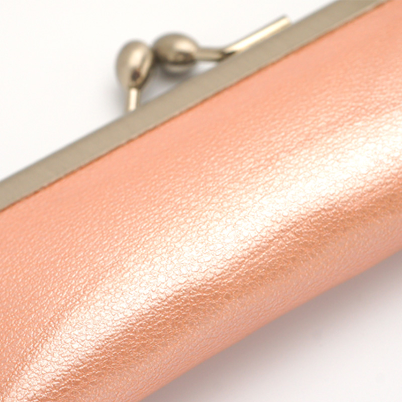 がま口印鑑ケース パールピンク