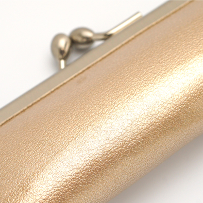 がま口印鑑ケース パールゴールド