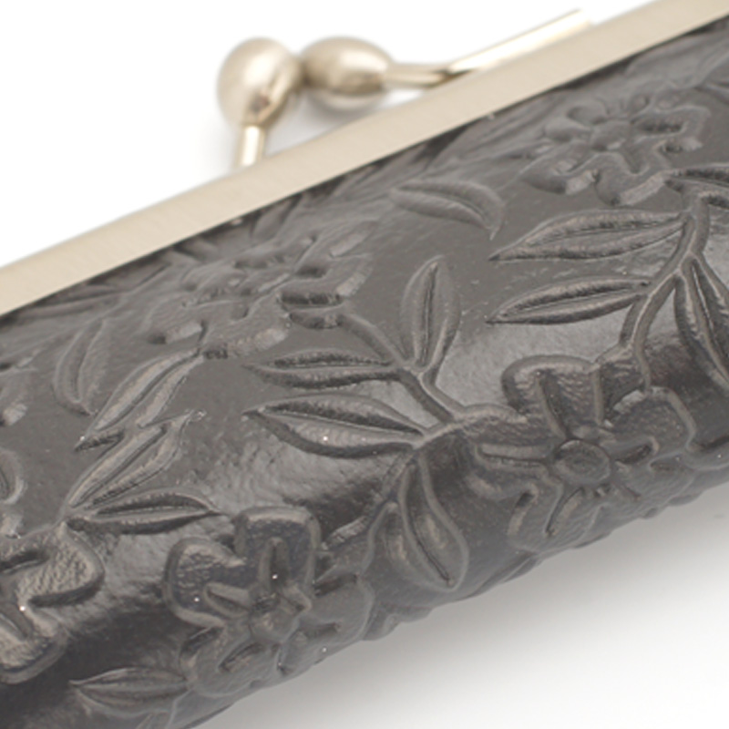 がま口印鑑ケース マリーナブラック