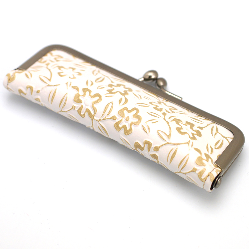 がま口印鑑ケース マリーナホワイト