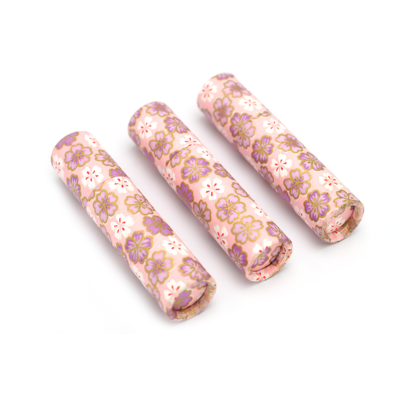 印鑑ケース おしゃれはんこ/和紙柄筒 W-04 (61×12.0mmまで)