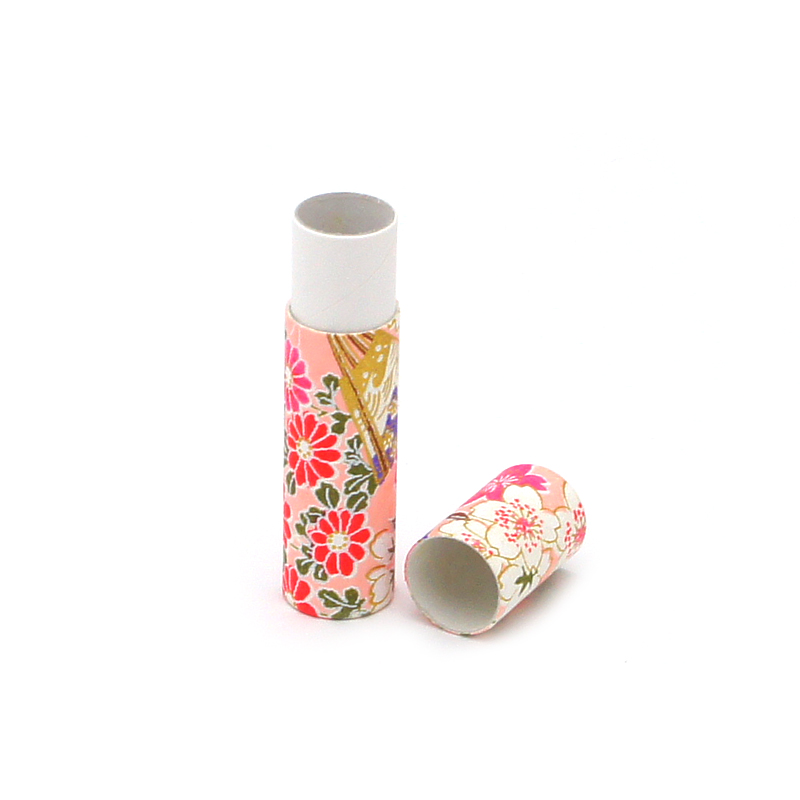 印鑑ケース おしゃれはんこ/和紙柄筒 W-06 （61×12.0mmまで）