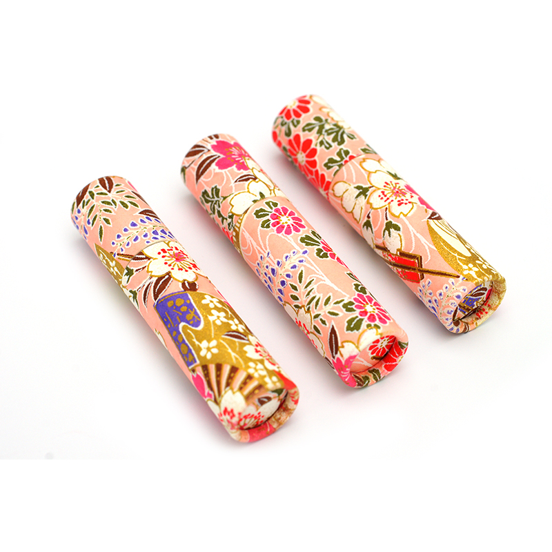 印鑑ケース おしゃれはんこ/和紙柄筒 W-06 （61×12.0mmまで）