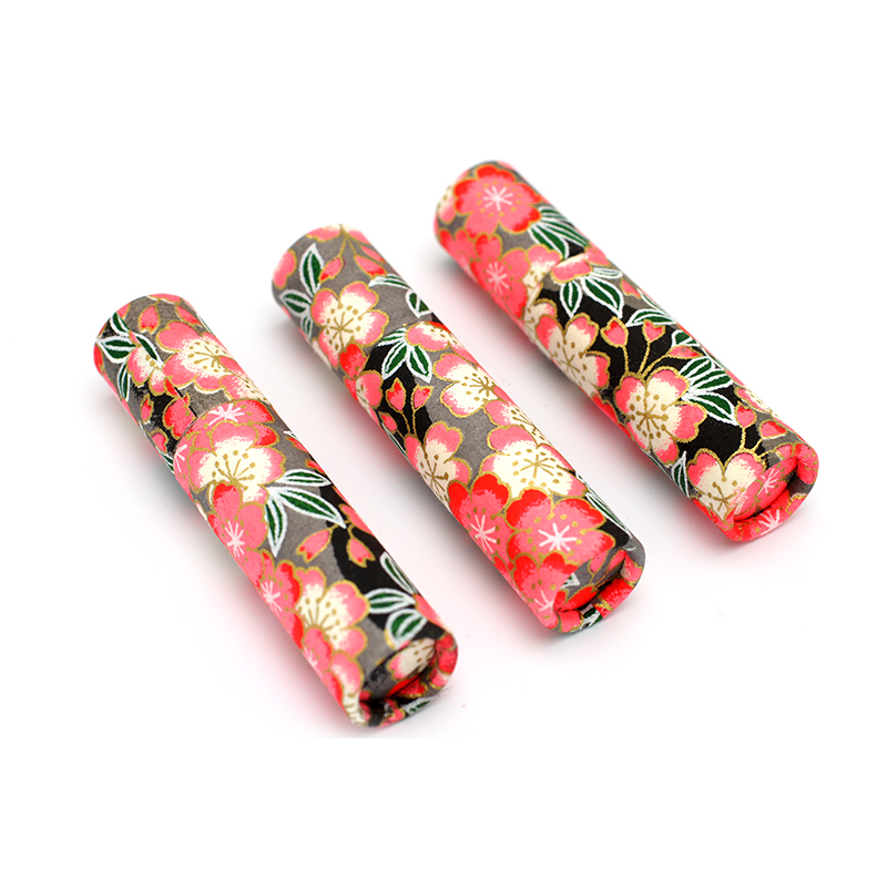 印鑑ケース おしゃれはんこ/和紙柄筒 W-10 (61×12.0mmまで)