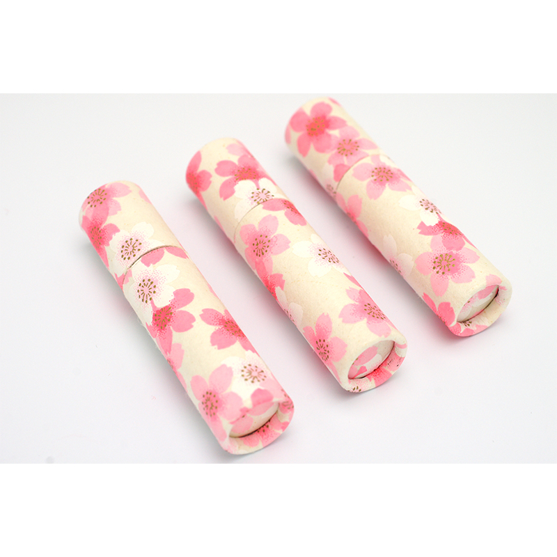 印鑑ケース おしゃれはんこ/和紙柄筒 W-11 （61×12.0mmまで）