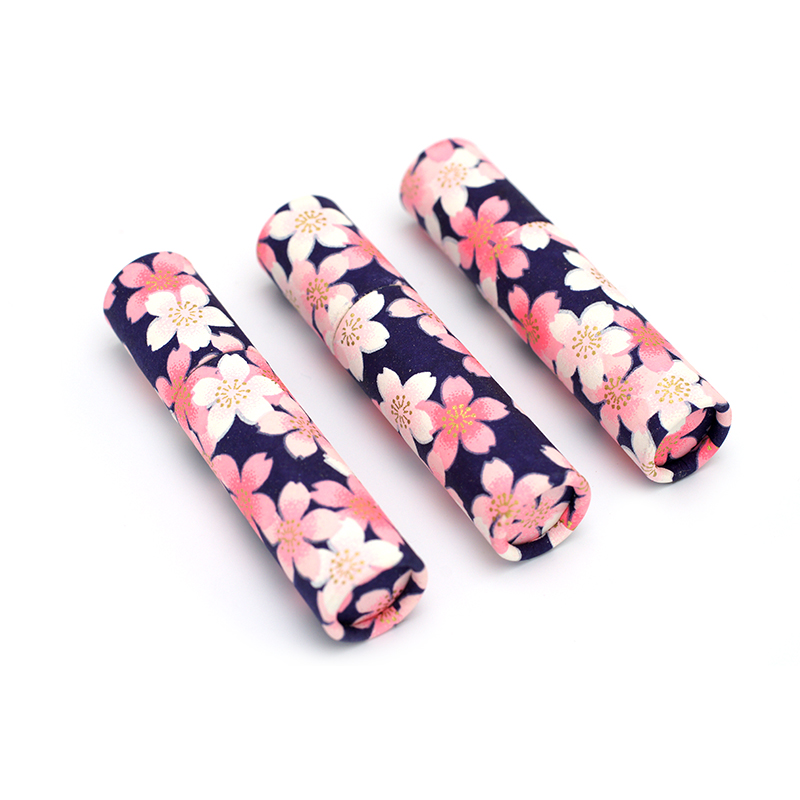 印鑑ケース おしゃれはんこ/和紙柄筒 W-13 (61×12.0mmまで)