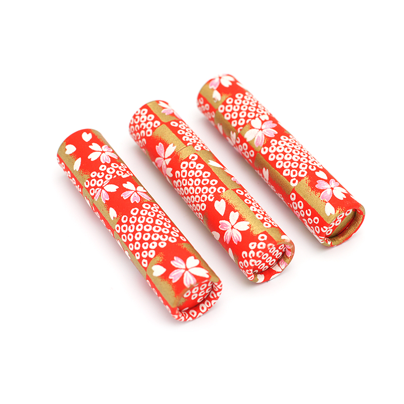 印鑑ケース おしゃれはんこ/和紙柄筒 W-19 （61×12.0mmまで）