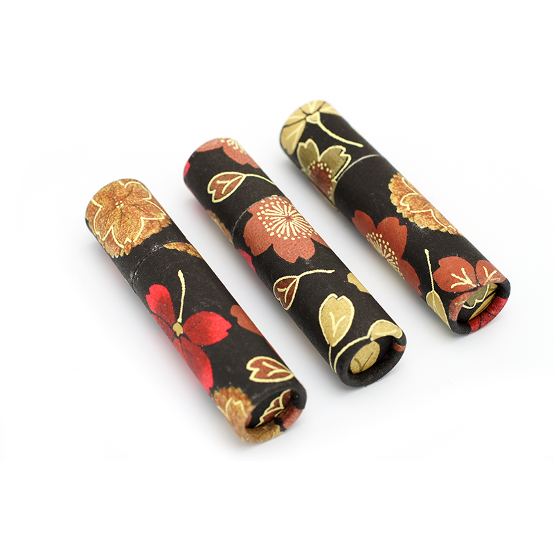 印鑑ケース おしゃれはんこ/和紙柄筒 W-22 (61×12.0mmまで)