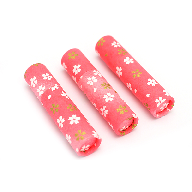 印鑑ケース おしゃれはんこ/和紙柄筒 W-26 （61×12.0mmまで）