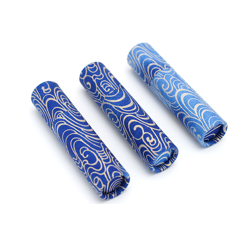 印鑑ケース おしゃれはんこ/和紙柄筒 W-36 （61×12.0mmまで）