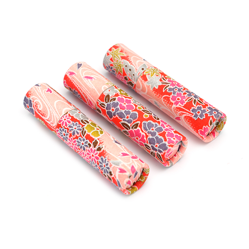 印鑑ケース おしゃれはんこ/和紙柄筒 W-40 （61×12.0mmまで）