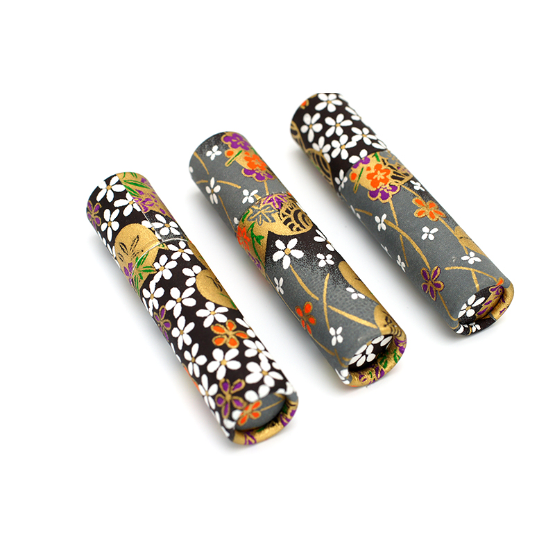 印鑑ケース おしゃれはんこ/和紙柄筒 W-43 (61×12.0mmまで)