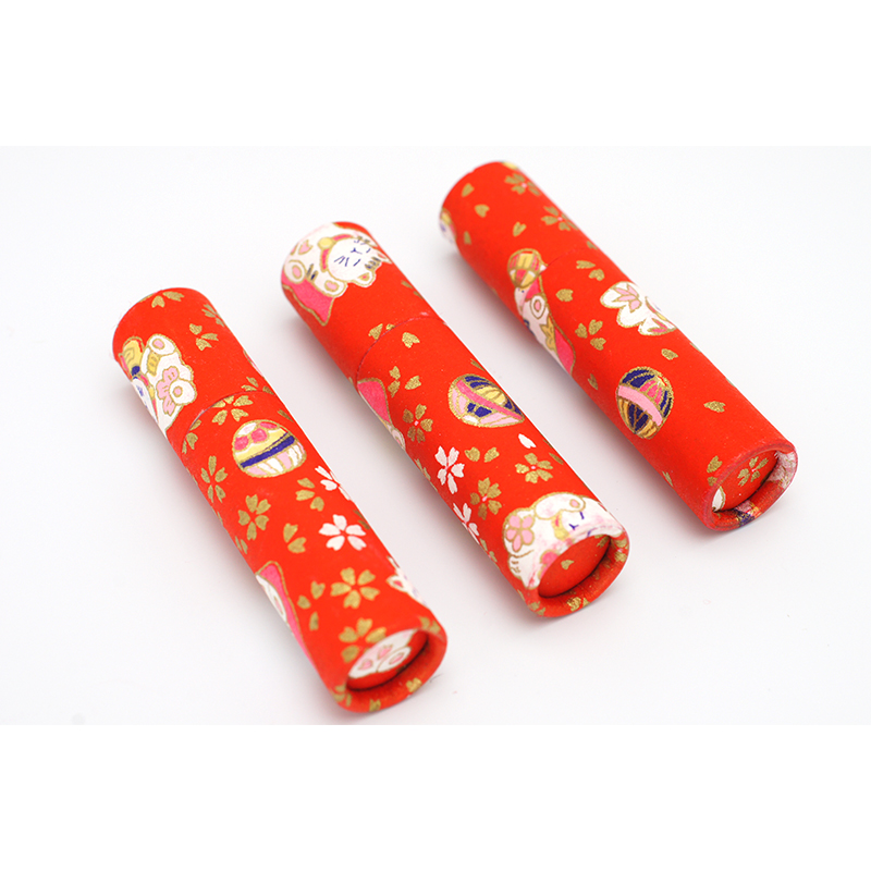 印鑑ケース おしゃれはんこ/和紙柄筒 W-50 （61×12.0mmまで）