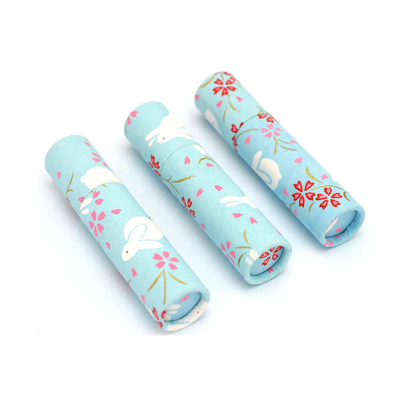 印鑑ケース おしゃれはんこ/和紙柄筒 W-55 (61×12.0mmまで)