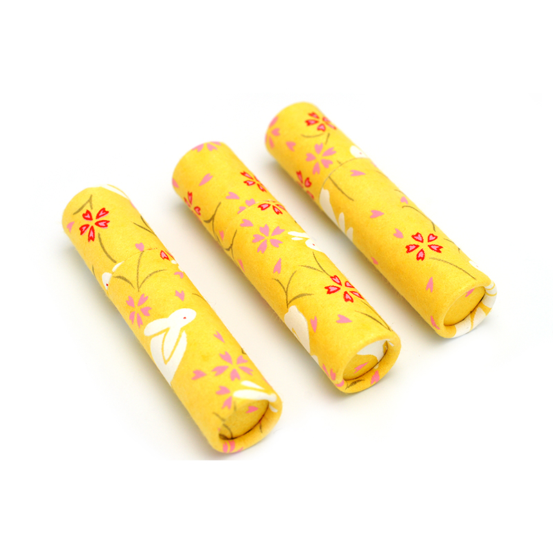 印鑑ケース おしゃれはんこ/和紙柄筒 W-56 （61×12.0mmまで）