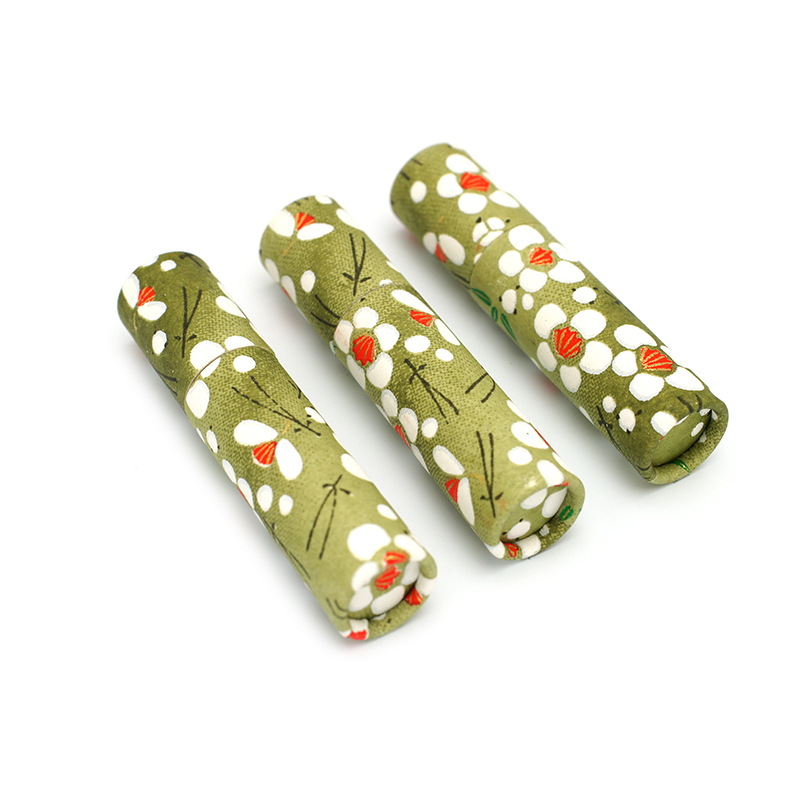 印鑑ケース おしゃれはんこ/和紙柄筒 W-84 （61×12.0mmまで）