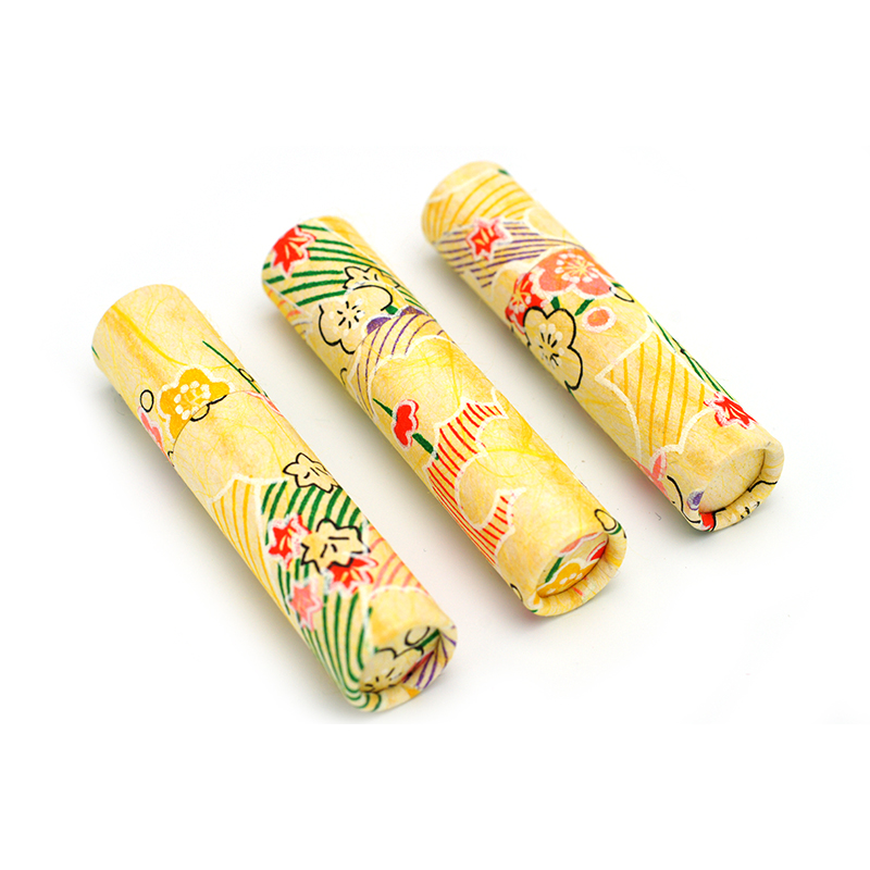 印鑑ケース おしゃれはんこ/和紙柄筒 W-86 （61×12.0mmまで）