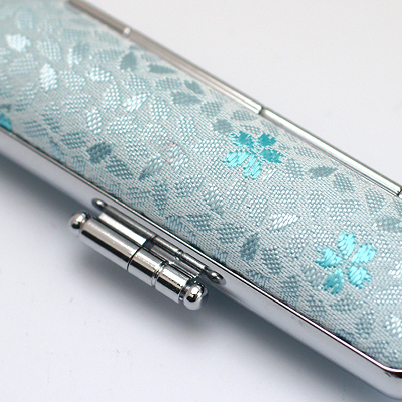 桜柄印鑑ケース ブルー 10.5-12.0mm