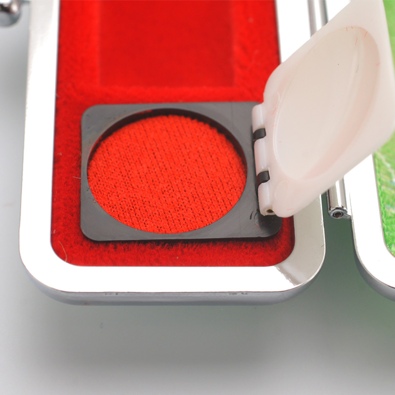 桜柄印鑑ケース グリーン 10.5-12.0mm