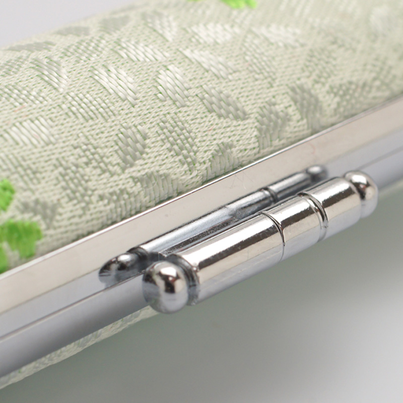 桜柄印鑑ケース グリーン 10.5-12.0mm