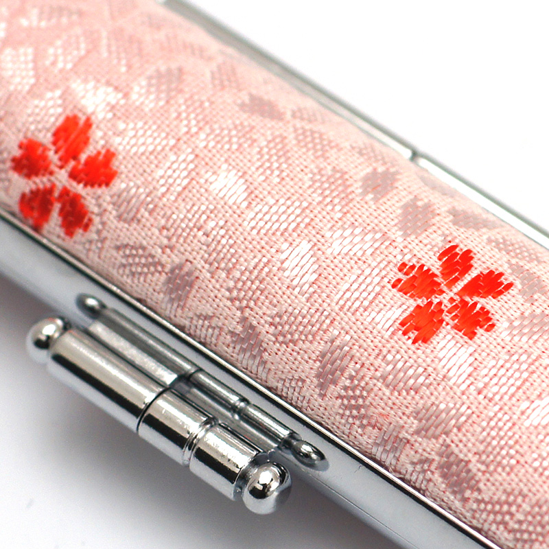 桜柄印鑑ケース ピンク 10.5-12.0mm