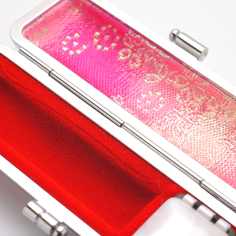 桜柄印鑑ケース レッド 10.5-12.0mm