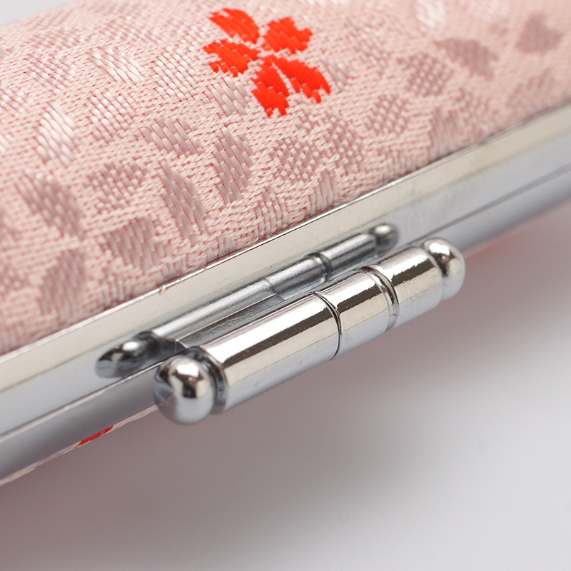 桜柄印鑑ケース レッド 10.5-12.0mm