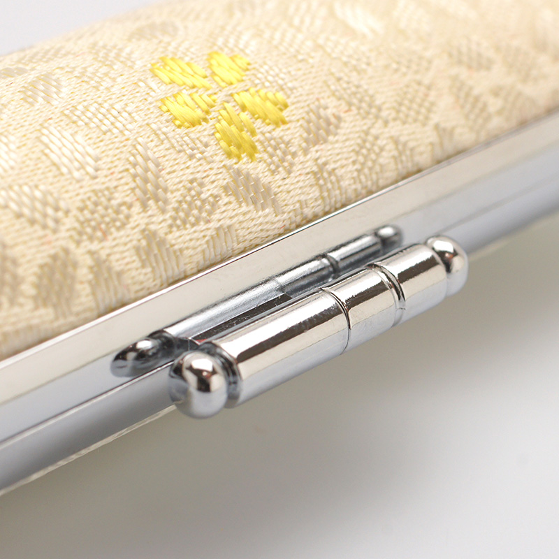 桜柄印鑑ケース イエロー 10.5-12.0mm
