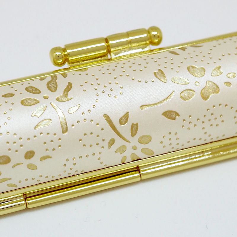 印鑑・ケースセット 金花 ホワイト/12.0mm