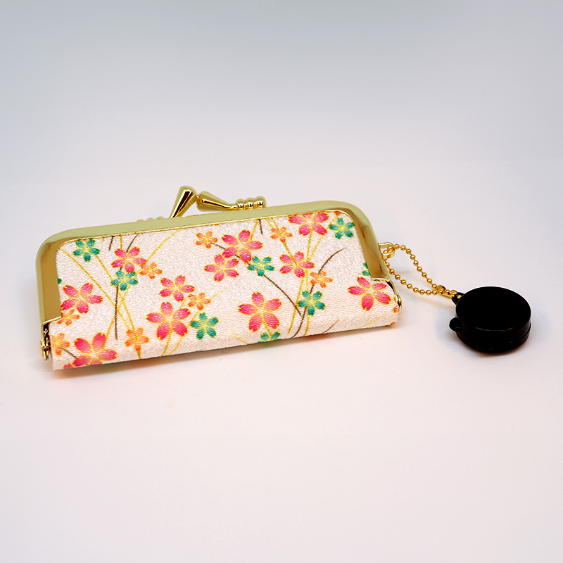 印鑑・ケースセット キレイはんこ(オリジナル) 桜(ピンク)/12.0mm KIS-01