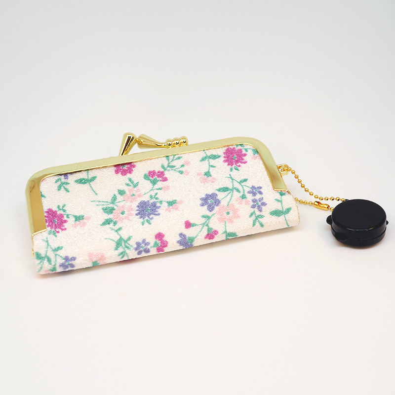 印鑑・ケースセット キレイはんこ(オリジナル) 花(白紫)/12.0mm KIS-02