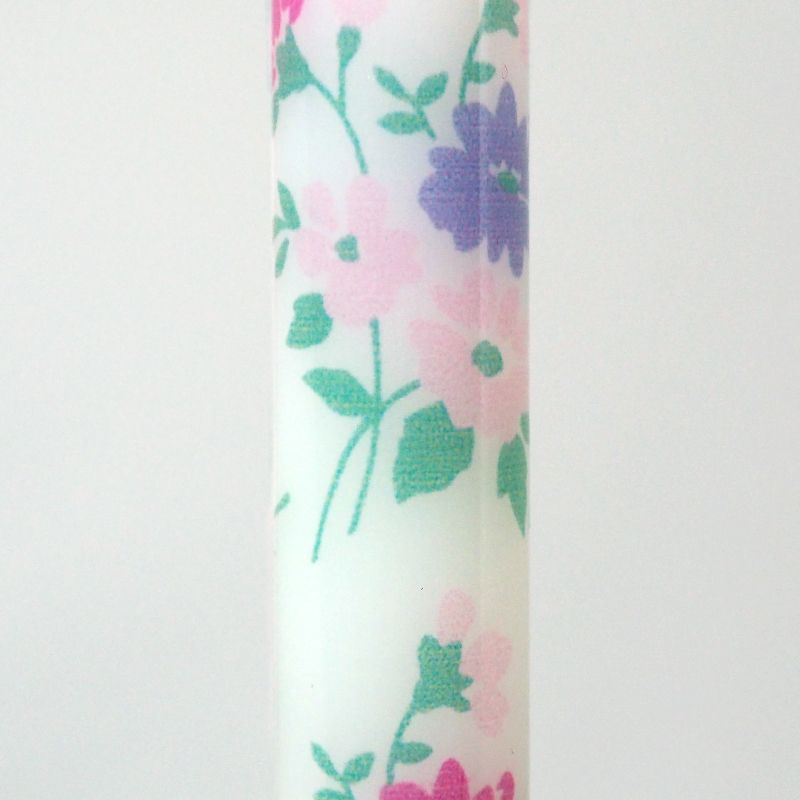 印鑑・ケースセット キレイはんこ(オリジナル) 花(白紫)/12.0mm KIS-02