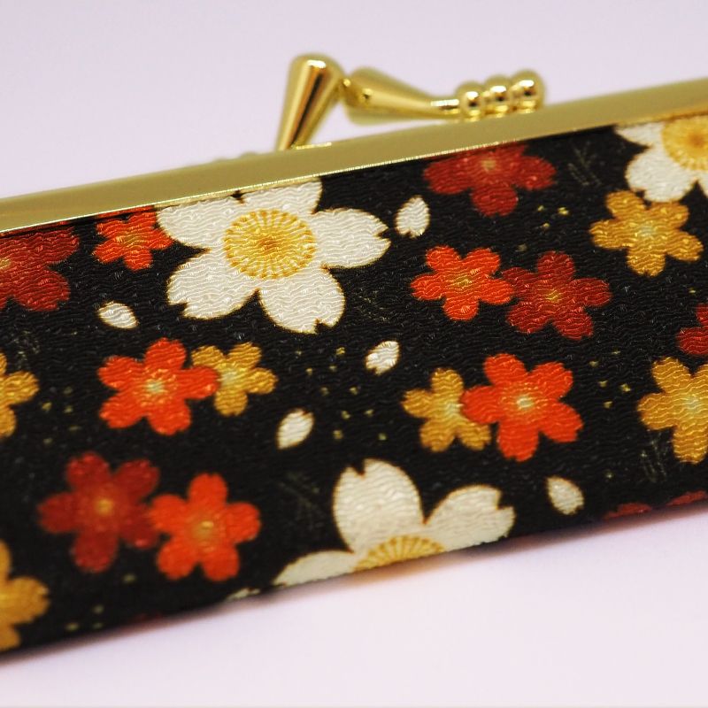 印鑑・ケースセット キレイはんこ(オリジナル) 桜(黒)/12.0mm KIS-04