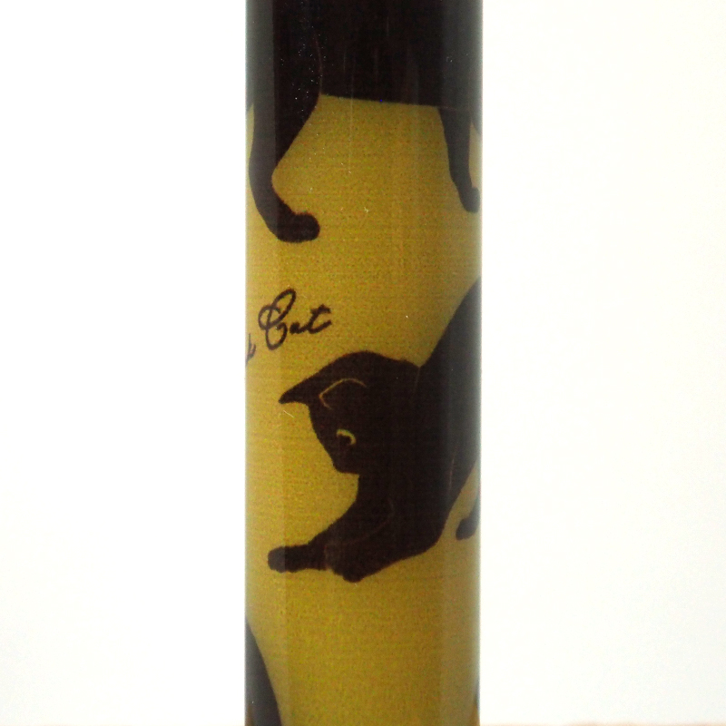 印鑑・ケースセット キレイはんこ(オリジナル) 黒猫/12.0mm KIS-10