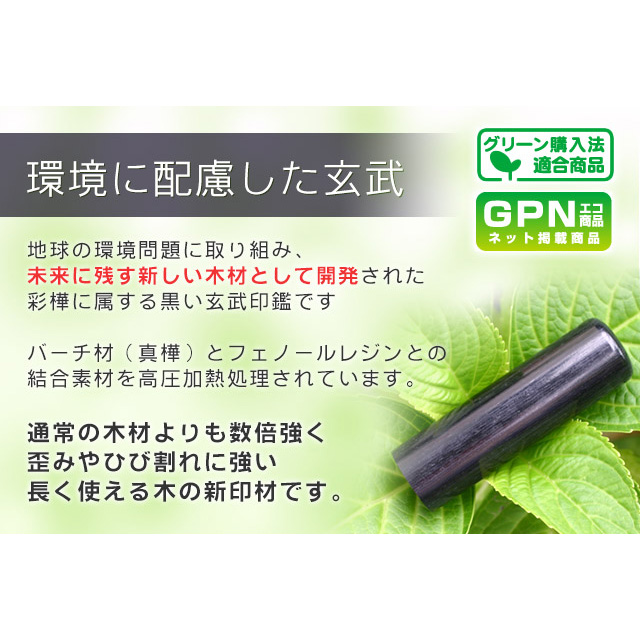 実印 玄武 13.5mm