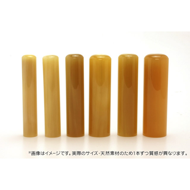 実印 牛角・純白 15.0mm