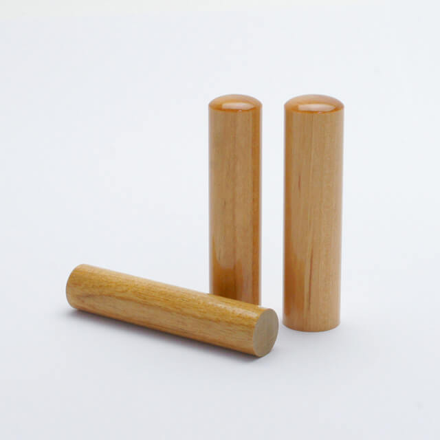 銀行印13.5mm/認印12.0mmの2本セット さくら（桜） 【ピンク・ファンシーケース付】