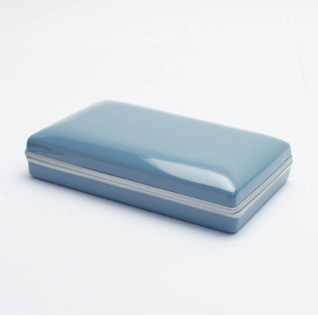 実印・銀行印 Mセット(15.0/13.5) 玄武 【ブルー・ファンシーケース】